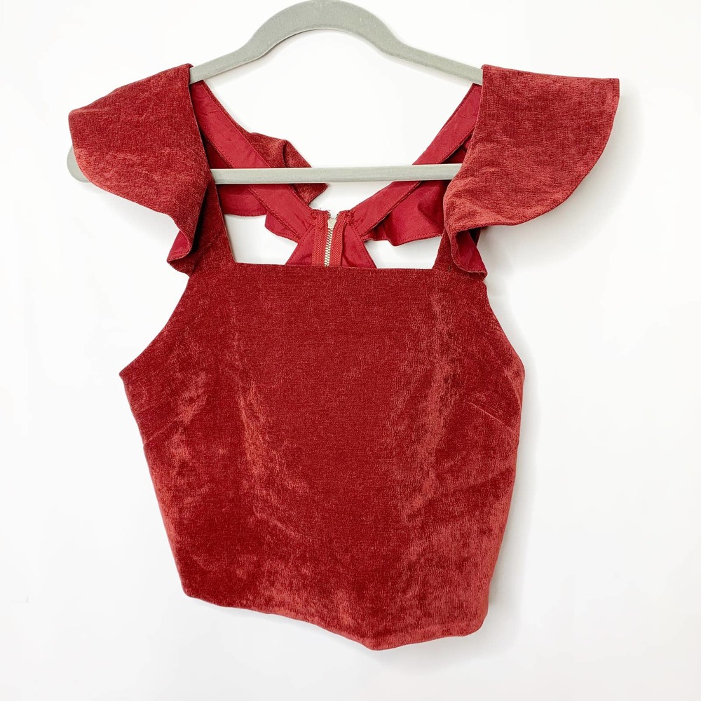 NWT English Factory Cropped Sleeveless Top Blouse